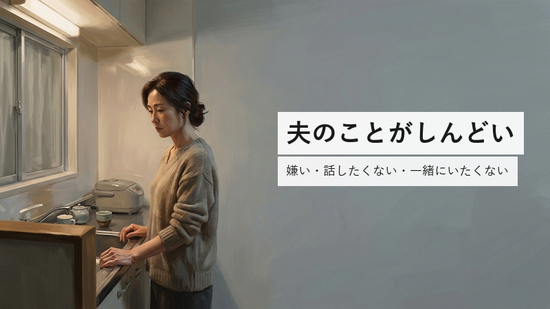 夫のことがしんどい